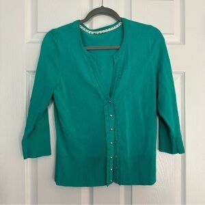 Women's Green WHBM Cardigan
